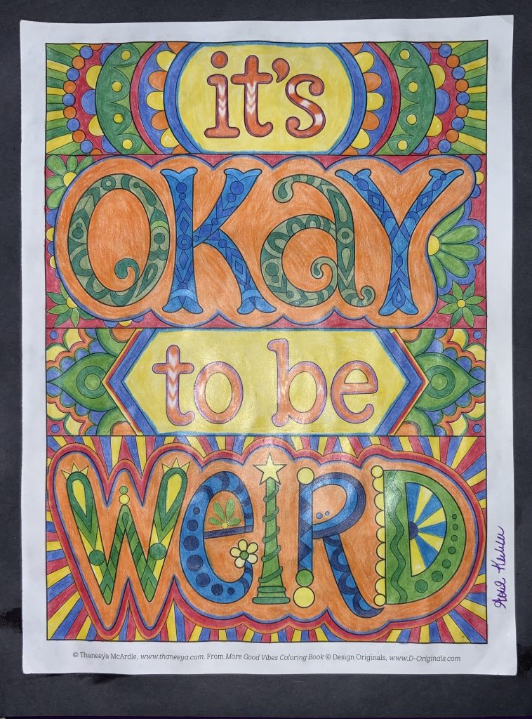 It’s-okay-to-be-weird-art