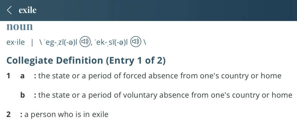 definition-exile