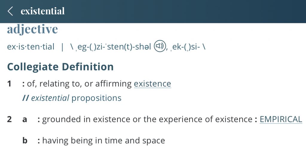 definition-existential