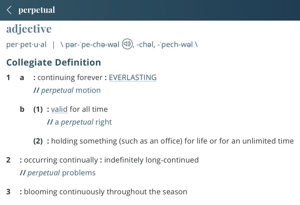 definition-perpetual