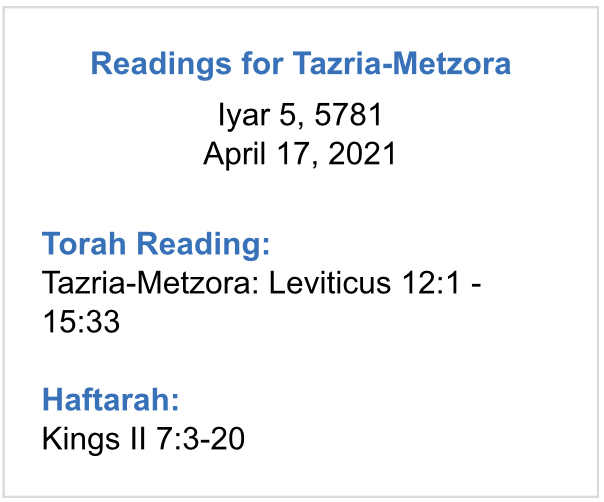 Readings-For-Tazria-Metzora