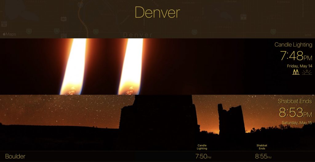 Candle-lighting-times-Denver-Boulder-5-14-21