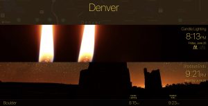 Candle-Lighting-Times-Denver-Boulder-6-25-21