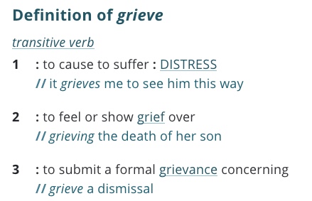 definition-grieve