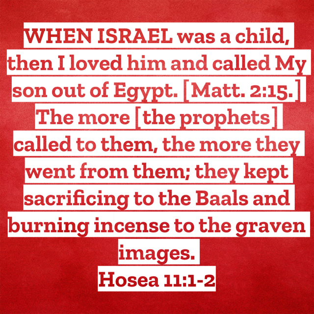 Hosea-11:1-2