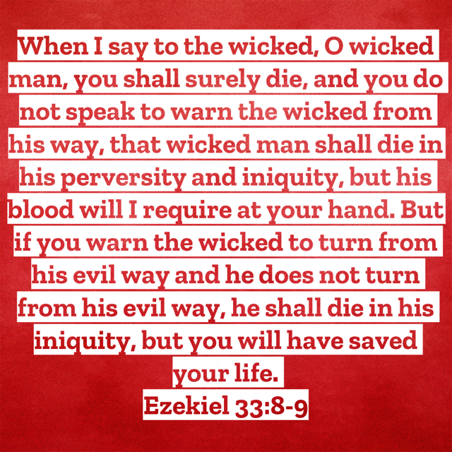 Ezekiel-33:8-9