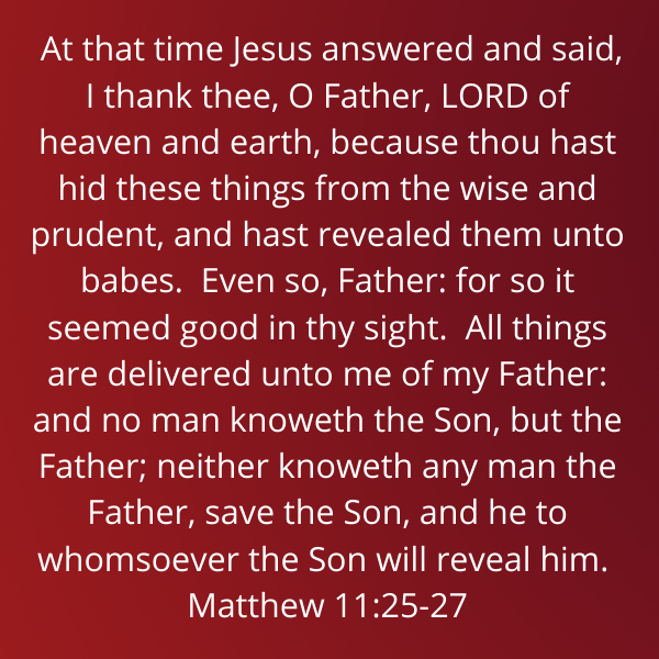 Matthew11-25-27
