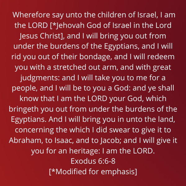Exodus6-6-8