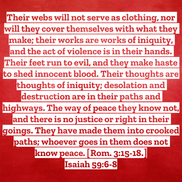 Isaiah59-6-8