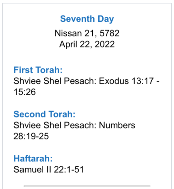 Readings-for-Passover-4-22-22