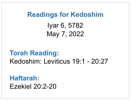 Readings-for-Kedoshim
