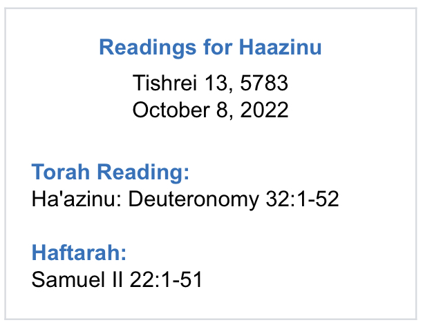 Readings-for-Haazinu